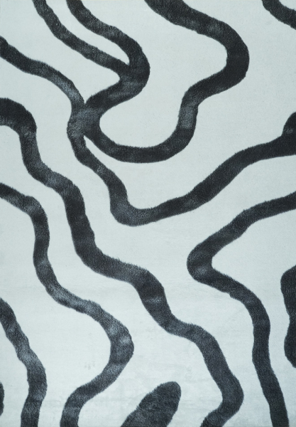 Matta 'Heloria' - Svart/Vit