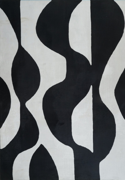 Matta 'Sorvento' - Svart/Beige