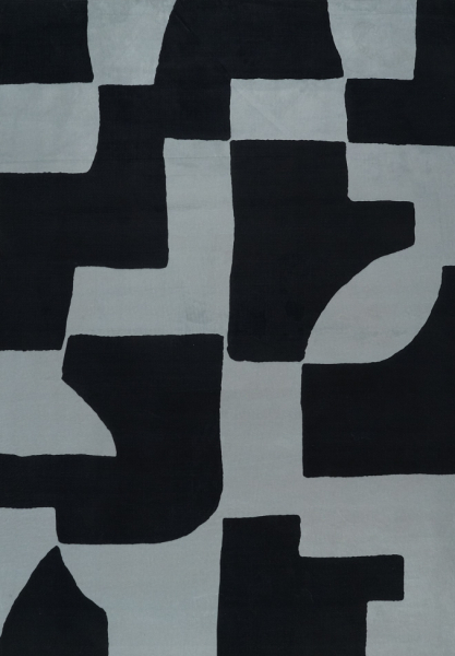 Matta 'Velenna' - Svart/Grå