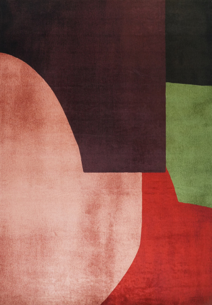 Matta 'Savelle' 160x230 cm - Röd/Multi