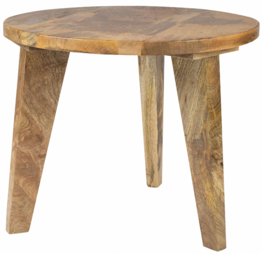 Soffbord 'Vintage' Runt 50cm - Natur 