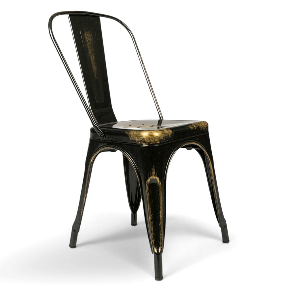 Stol 'Montmartre' - Vintage svart/antik