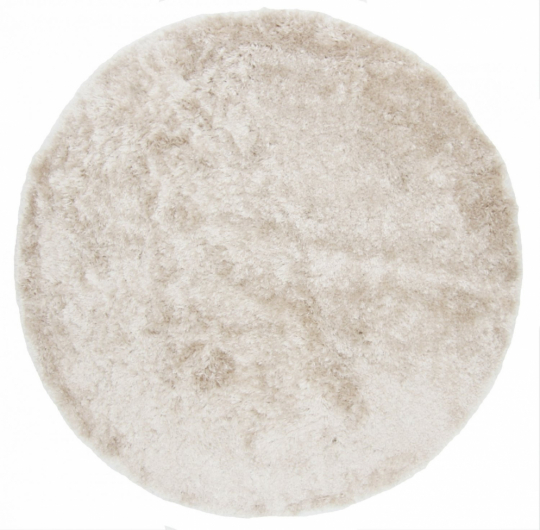 Rund matta 'Janjira' 160cm - Offwhite