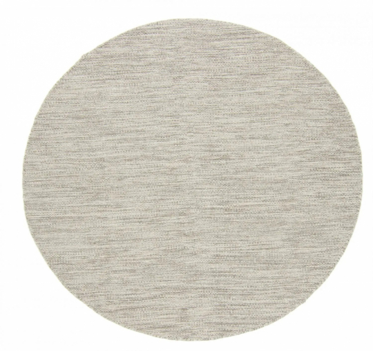 Rund matta 'Dhurry' 300cm - Beige