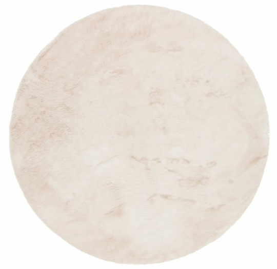 Rund matta 'Arnaga Super Soft' 120cm - Beige