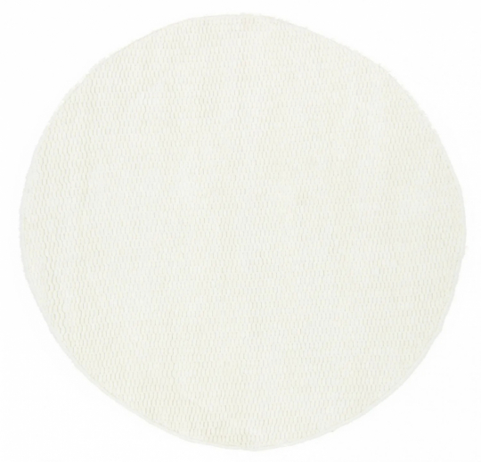 Rund matta 'Cartmel' 160cm - Offwhite