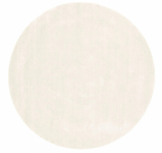 Rund matta 'Ella' 120cm - Creme