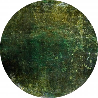 Rund Matta 'Estrada' 180cm - Grön