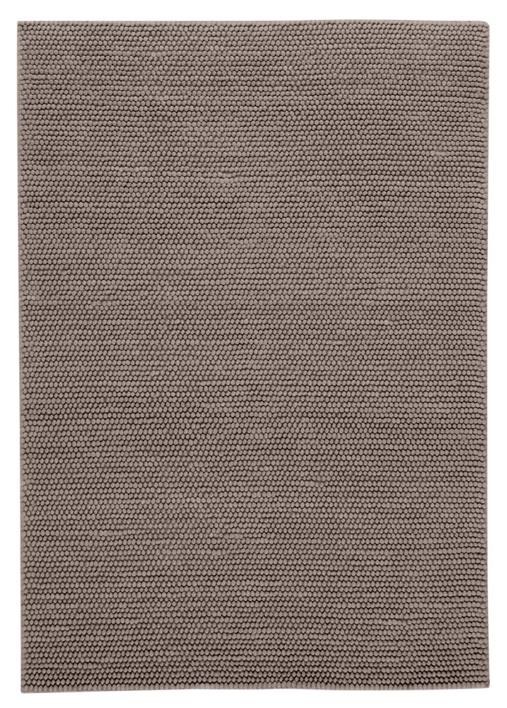 Ullmatta 'Avafors Wool Bubble' 240x240cm - Brun