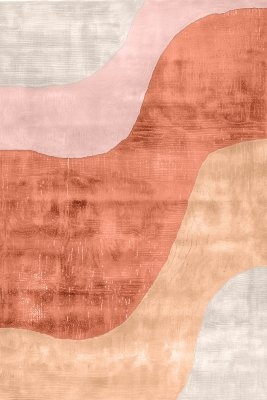 Wiltonmatta 'Barcelona' 200x280cm - Champagne/Orange