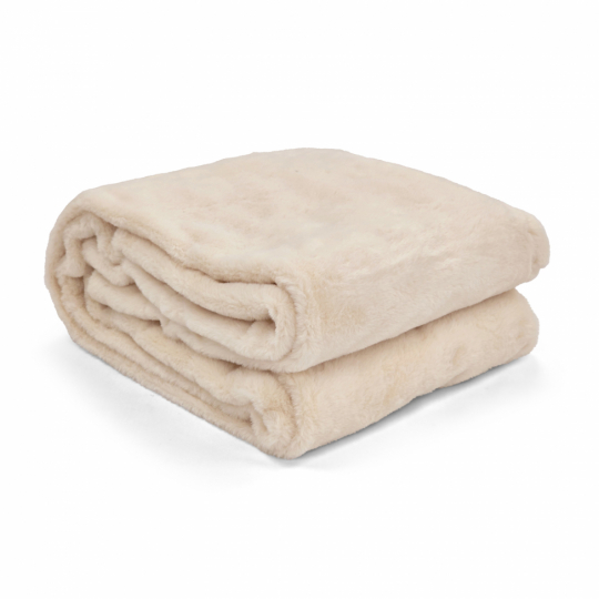 Pläd 'Aranga Super Soft Throw' 130x170cm - Beige