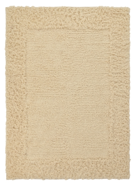 Ryamatta 'Melilla Handvävd Ull' - Natur