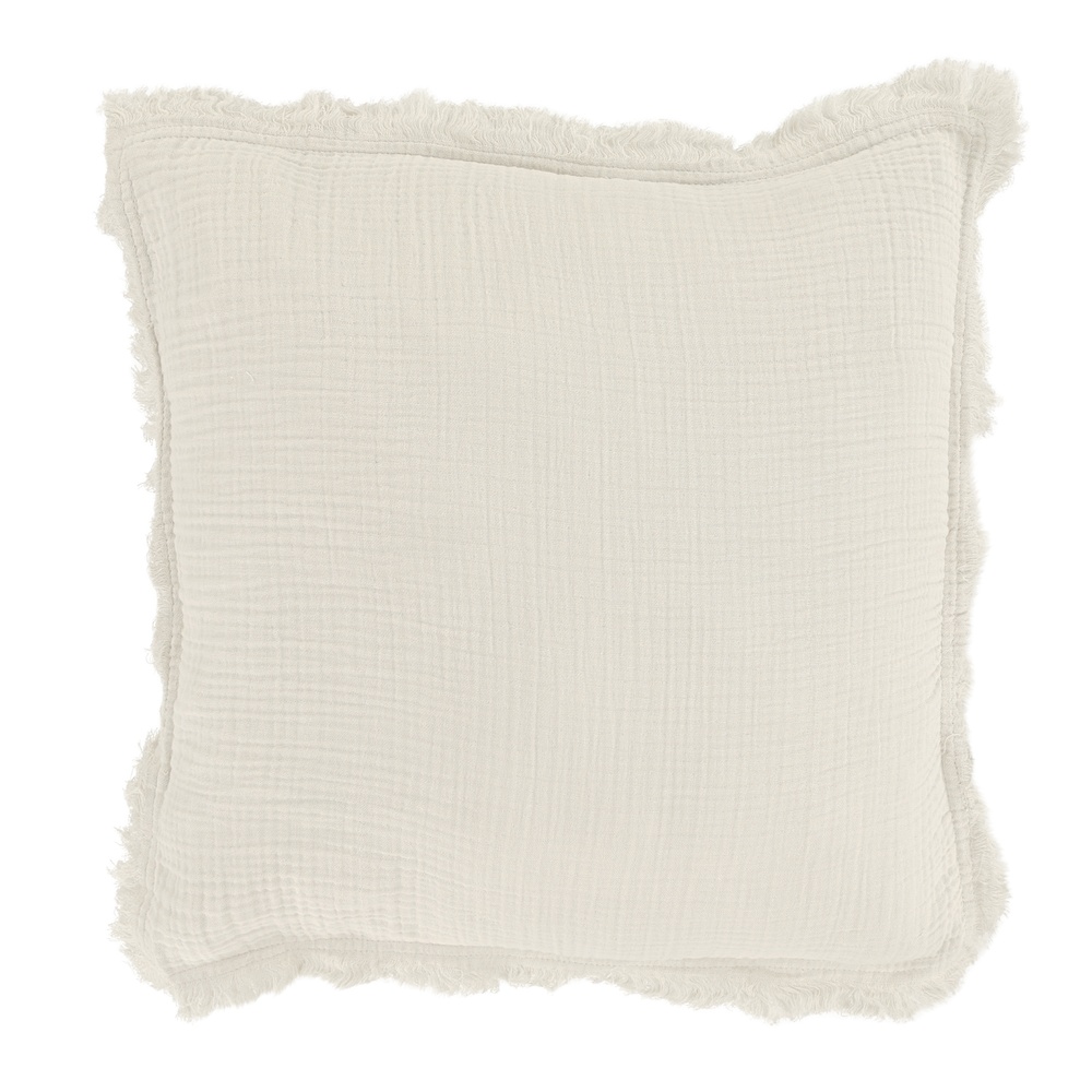 Kuddfodral 'Dorena' 45x45cm - Vit