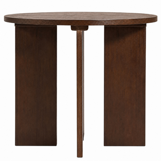 Soffbord 'Créme' Runt 55 cm - Valnöt