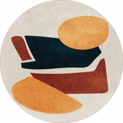 Rund Matta 'Beira' 160cm - Multi