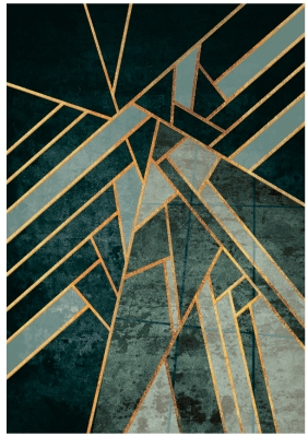 Wiltonmatta 'Amasra' 200x280cm - Grön