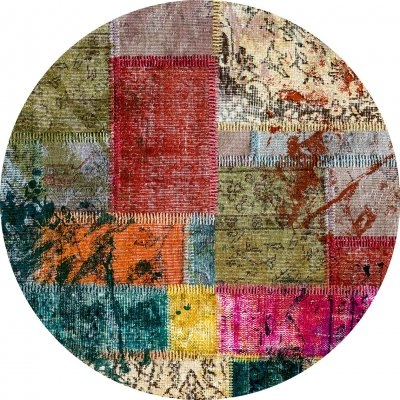 Rund Matta 'Ariana' 200cm - Multi