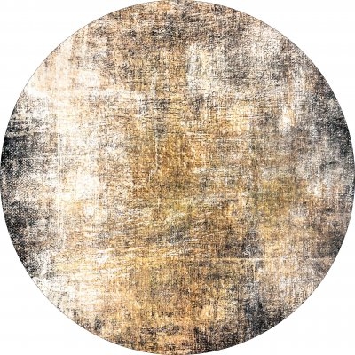 Rund Matta 'Florent' 160cm - Brun