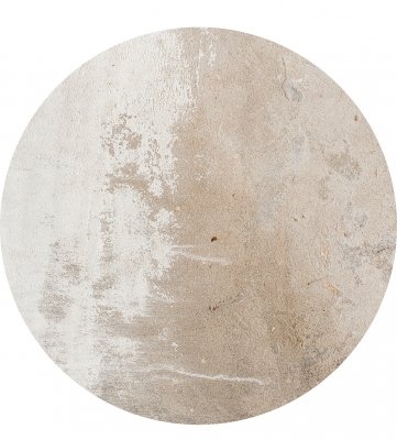 Rund Matta 'Bornos' 340cm - Beige/Grå