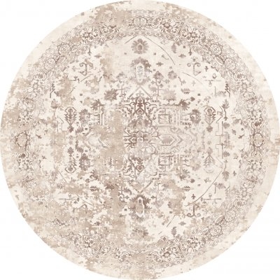 Runda Matta 'Mateur' 340cm - Beige