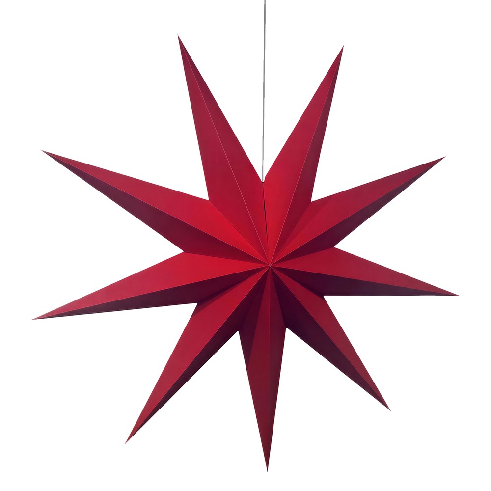 Adventsstjärna 'Vintergatan' 118cm - Röd