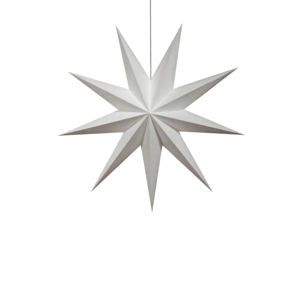Adventsstjärna 'Vintergatan' 118cm - Vit