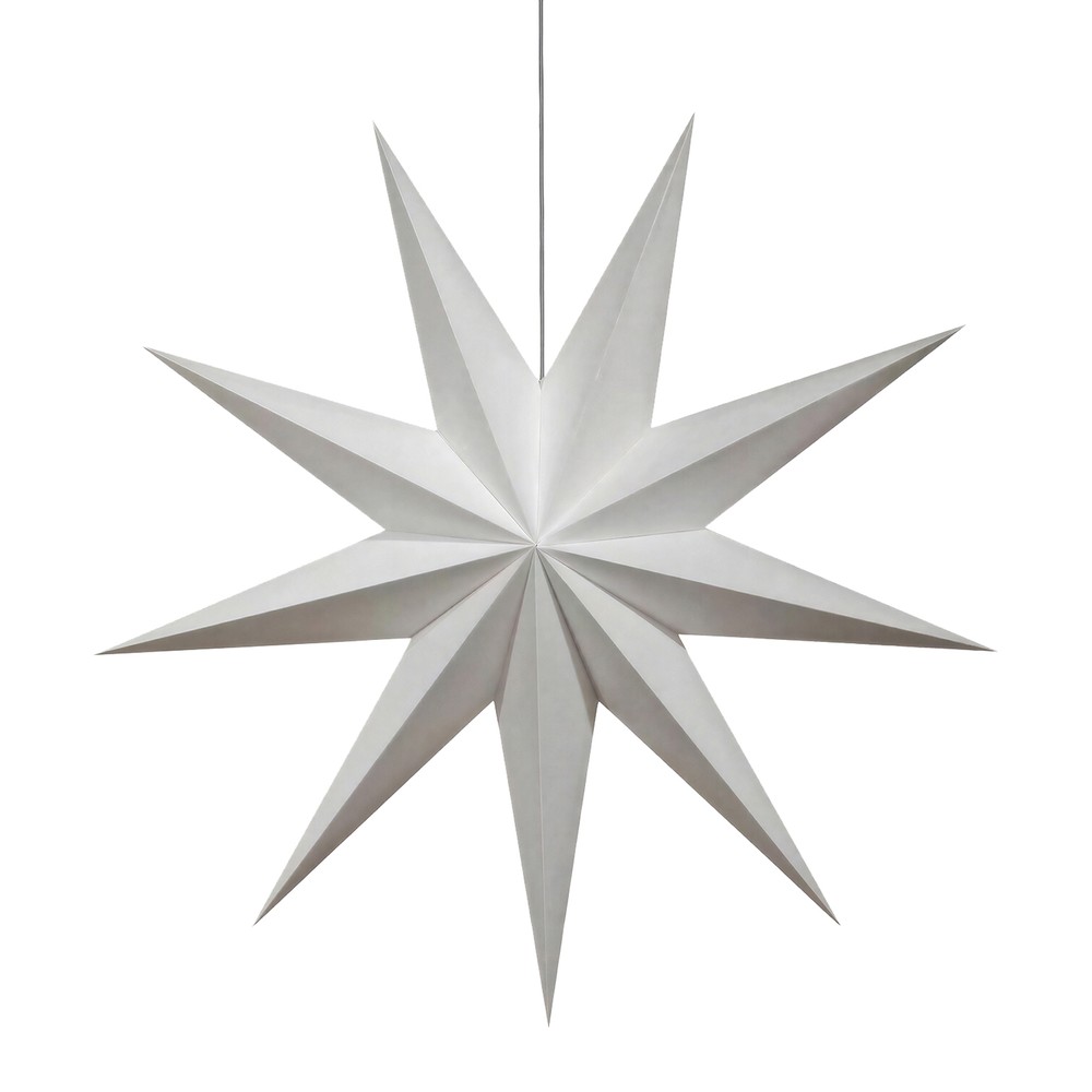 Adventsstjärna 'Vintergatan' 118cm - Vit