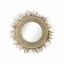 Spegel 'Stina' rund 60cm - Natur