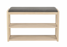 Skoställ 'Confetti' - Vitpigmenterad/Mörkgrå