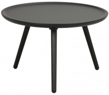 Soffbord 'Daisy' Runt 55cm - Svart