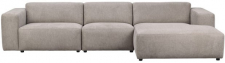 4-Sitssoffa 'Willard' Schäslong H - Beige