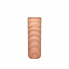 Piedestal 'Rillo' runt 36cm - Brun