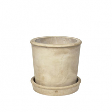 Kruka 'Rolf' runt 37cm - Beige