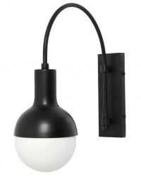 Vägglampa 'Serene' - Svart
