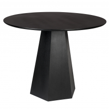 Matbord 'Pilar' Runt 100cm - Svart