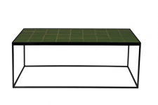 Soffbord 'Glazed' 43x93 - Grön