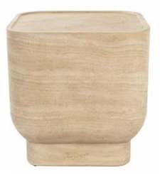 Sidobord 'Noble' Square - Beige