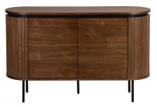 Sideboard 'Kärra' - Valnöt/Svart
