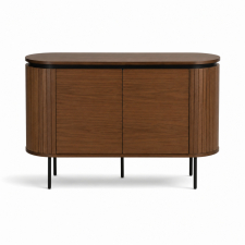 Sideboard 'Kärra' - Valnöt/Svart