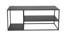Soffbord 'Staal' 120x50cm - Svart