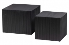 Sidobord 'Sanne' 2 st - Svart