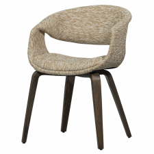 Matstol ‘Yossi’ - Beige/Mörkbrun