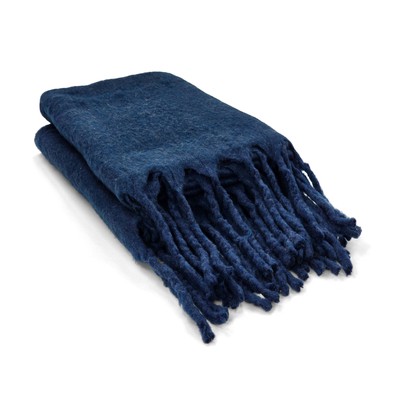 Pläd 'Samantha' 130x170cm - Blå
