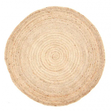 Rund matta 'Flätan' 120cm - Jute