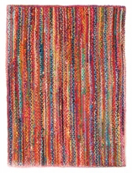Trasmatta 'Flätan' 135x190cm - Multi