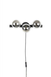 Vägglampa 'Monica' - Svart
