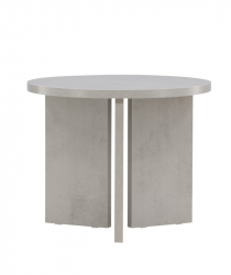 Soffbord 'Stjärnvik' Runt 55cm - Grå