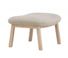 Fotpall 'Lecce' - Beige