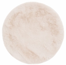 Ryamatta 'Cloud Super Soft' Rund 120cm - Offwhite