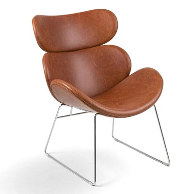 Fåtölj 'Hushum' 85cm - Brun